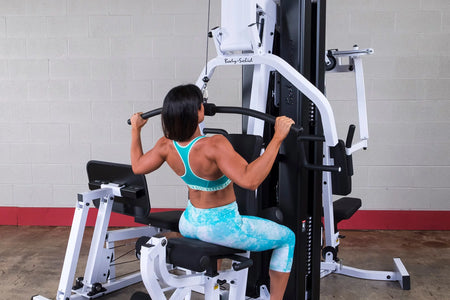 Body Solid EXM3000LPS Commercial Double Stack Gym - 3 Station