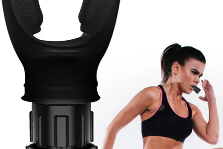 Silicone Breathing Fitness Exercise Equipment Portable Throat Adjustable Resistance Breathing Exercise Device