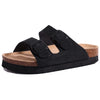 Thick Cow Suede-Bk