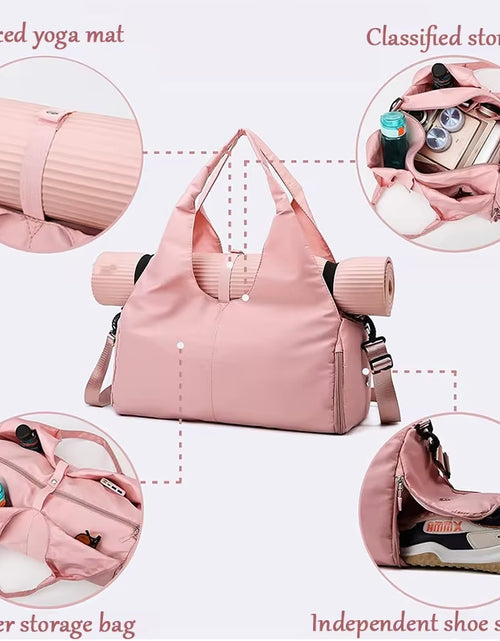 Load image into Gallery viewer, Yoga Mat Bag Gym Fitness Handbags for Women Men Training Sac De Sport Travel Gymtas Nylon Outdoor Sports Tas Sporttas
