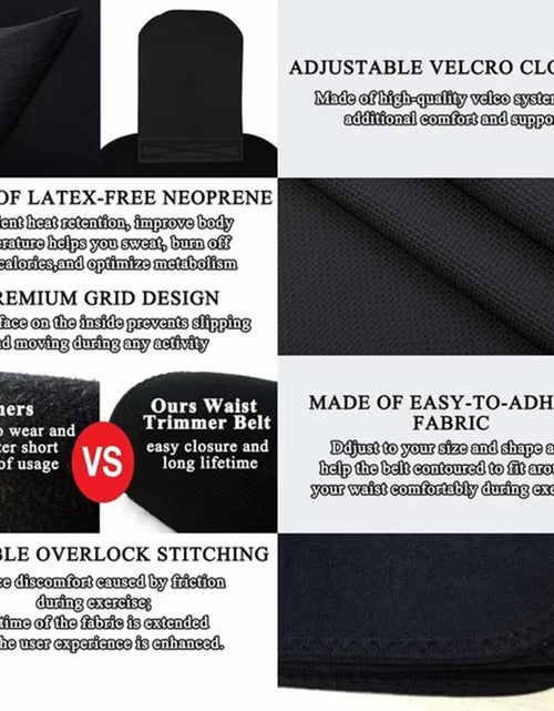 Load image into Gallery viewer, Shaper Waist Trainer Trimmer Latex Rubber Belt Body Shaper Neoprene Waist Belt Sweat Premium Waist Cincher Fajas
