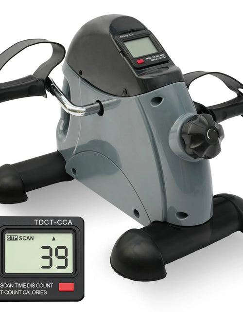 Load image into Gallery viewer, under Desk Bike Pedal Exerciser, Mini Exercise Bike with Digital Display, Portable Foot Cycle Arm &amp; Leg Peddler Machine for Home
