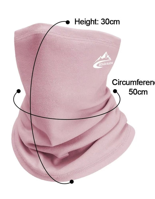 Load image into Gallery viewer, Men Women Winter Sports Bandana Running Velvet Thermal Neck Warmer Ski Hiking Cycling Riding Snowboard Scarf Windproof Headgear
