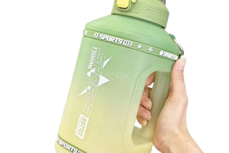 Water Bottle Sport Fitness Portable 1.5 Liters Silicone 2.3 Liter Big Bottles Wholesale Straw Waterbottle Sports Bottle