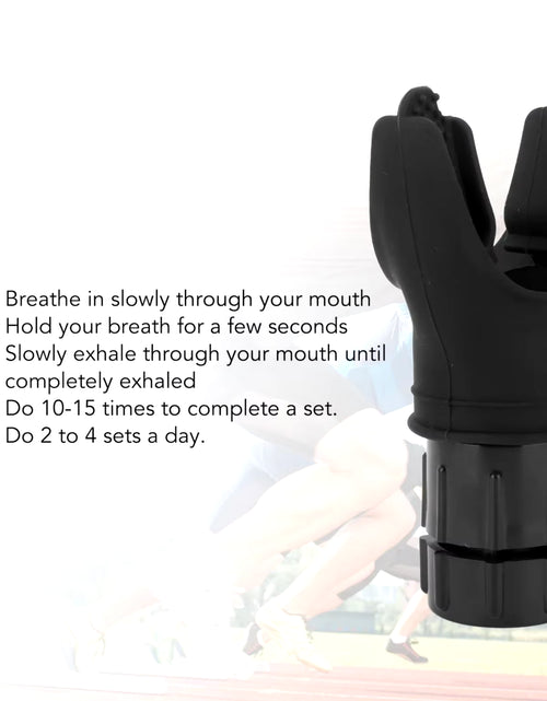 Load image into Gallery viewer, Breathing Exercise Device Adjust Resistance Improve Lung Capacity Handheld Lung Expansion Training Tool
