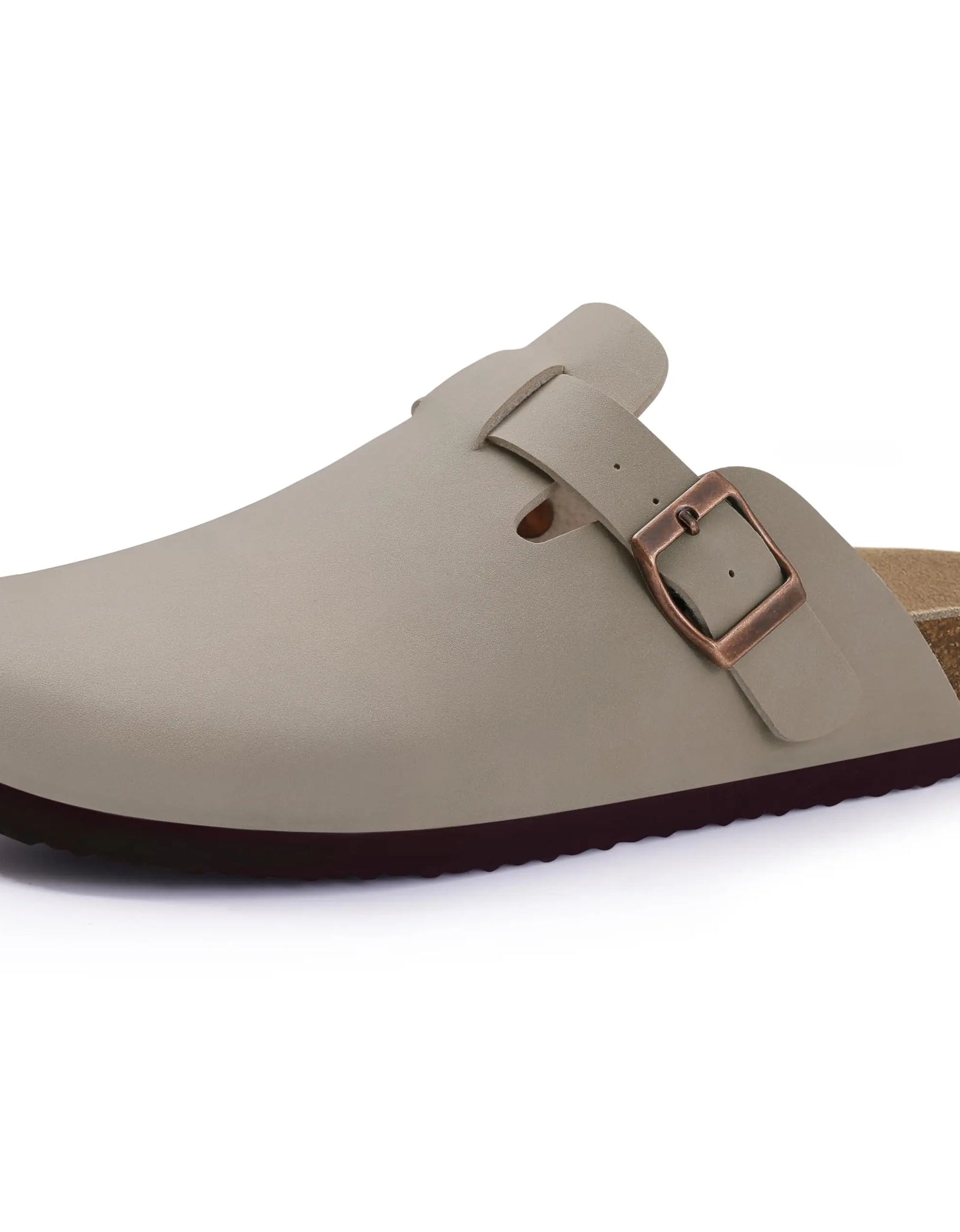 Suede Clogs for Women Men Summer Cork Mules Soft Footbed Sandals with Arch Support New Leisure Fashion Genuine Clogs