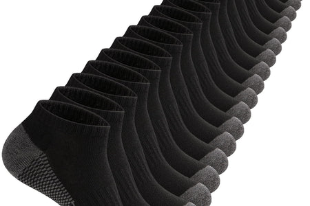 Mens 10 Pairs Athletic Ankle Socks Men'S Breathable Low Cut Socks