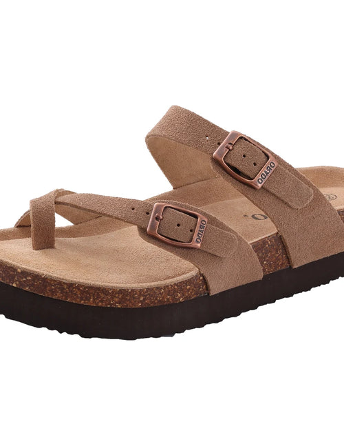 Load image into Gallery viewer, Suede Clogs for Women Men Summer Cork Mules Soft Footbed Sandals with Arch Support New Leisure Fashion Genuine Clogs
